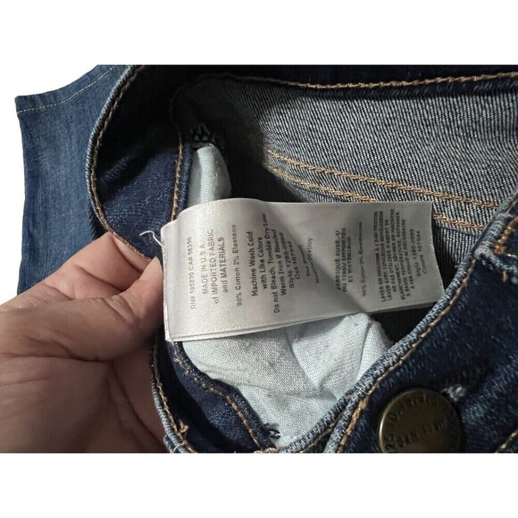 Current Elliot The Stiletto Jeans Womens Distressed Skinny Stretch Mid Rise 24 - Picture 7 of 9